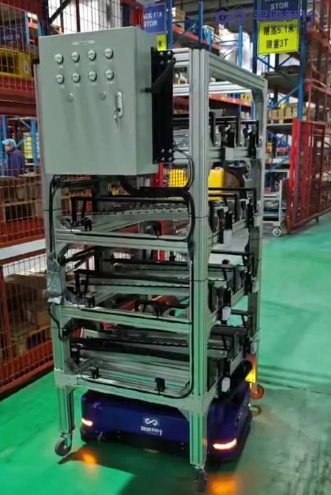 尋跡智行 汽車(chē)零部件廠內(nèi)無(wú)人搬運(yùn)應(yīng)用案例